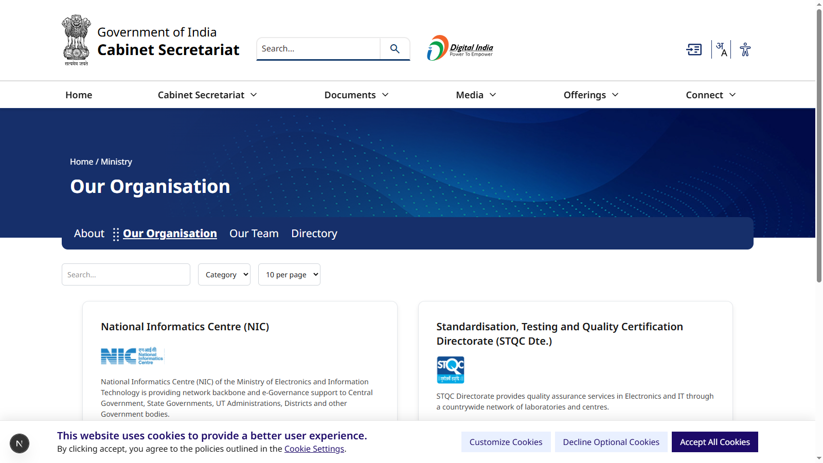 Cabinet Secretariat (1/6)